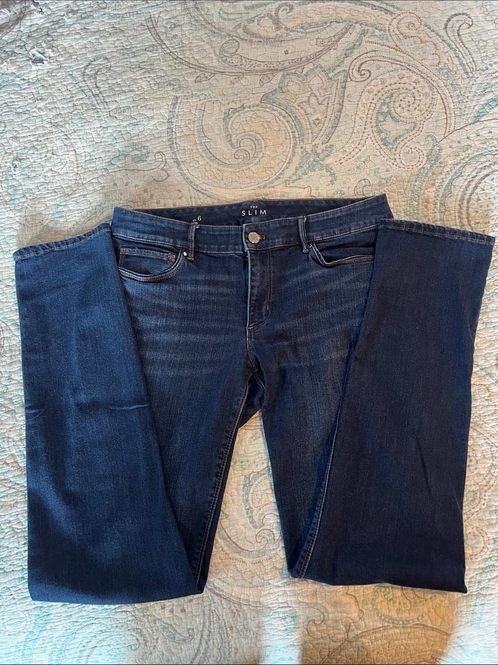 White House Black Market Indigo Stretch Skinny Jeans